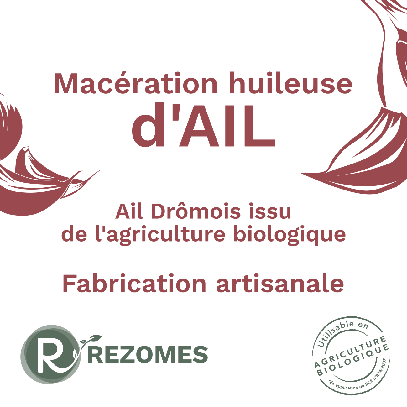 Macération huileuse d'ail