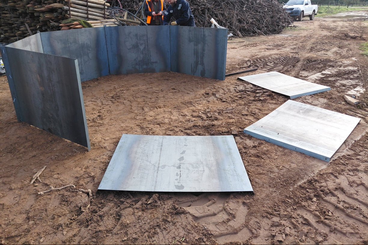 Pyrolyseur Octopus – “flame cap kiln” pour production cadencée de biochar